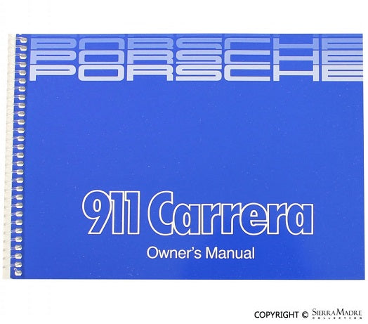 1985 Owners Manual, 911 - Sierra Madre Collection