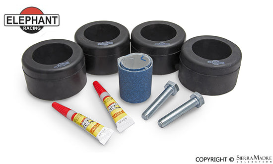 Elephant Racing Rubber Spring Plate Bushing Kit, 911/912/930 (67-89) - Sierra Madre Collection