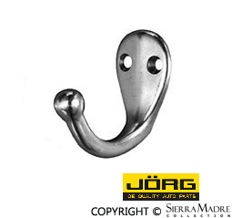 Coat Hook, Chrome, 356/356A - Sierra Madre Collection