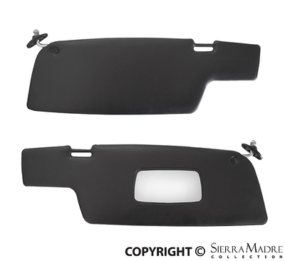 Black And Tan Sun Visor Set, 911 Coupe (69-89) - Sierra Madre Collection