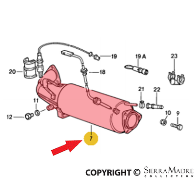 Catalytic Converter, 911 (84-89) - Sierra Madre Collection
