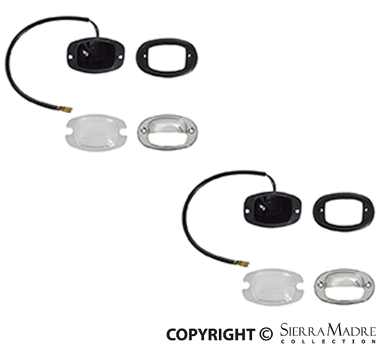 License Plate Light Assembly Set, 356 (60-65) - Sierra Madre Collection