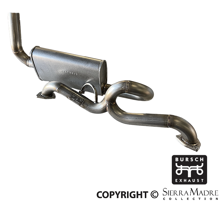Bursch Stainless Steel Muffler, 914 2.0 (75-76) - Sierra Madre Collection