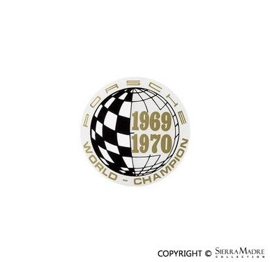 Porsche 1969-1970 World Champion Decal 911-701-103-21
