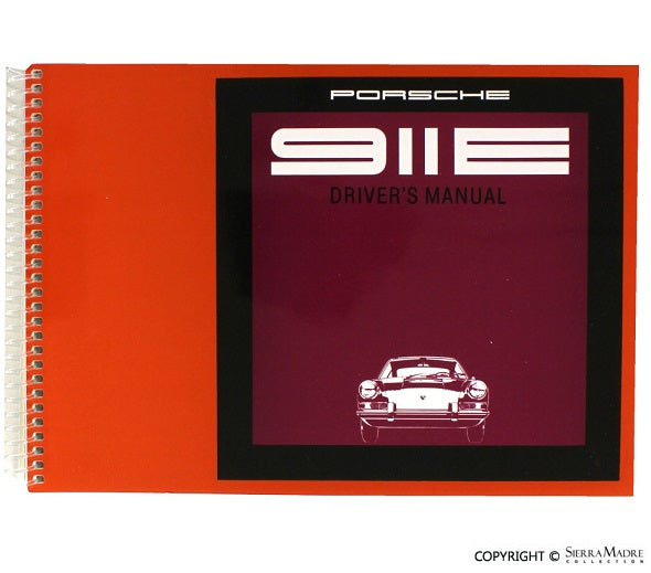 Porsche 1969 Owners Manual - 911E WKD-461-420