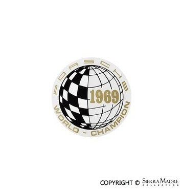 Porsche 1969 World Champion Decal 911-701-103-20