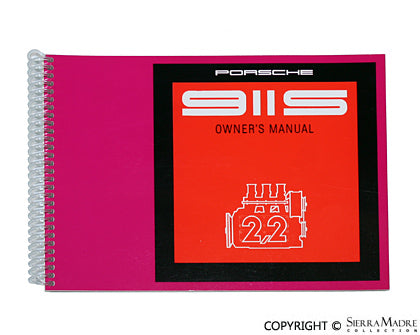 Porsche 1971 Owners Manual - 911S WKD-462-520