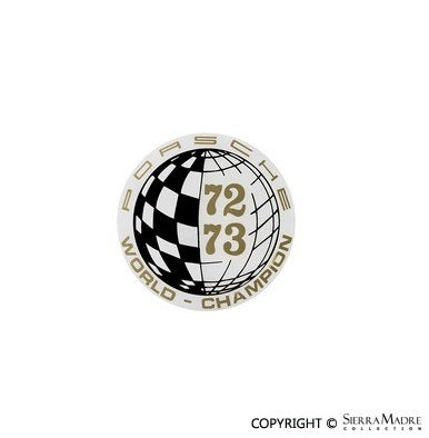 Porsche 1972-1973 World Champion Decal 911-701-103-24