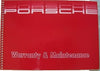 Porsche 1987 Guarantee & Maintenance Book - 911 WKD-900-020-87