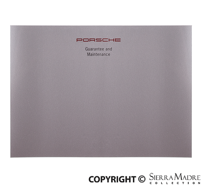 Porsche 1995 Guarantee & Maintenance Book - 911 WKD-900-020-95