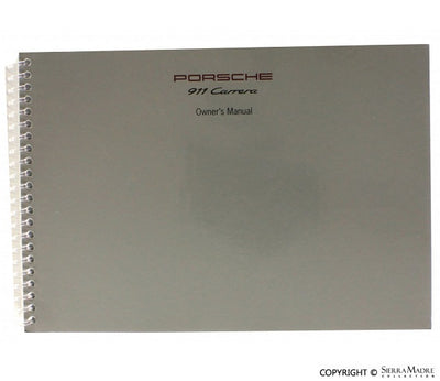 Porsche 1995 Owners Manual - 993 Wkd-993-021-95
