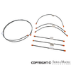 Porsche 356 Brake Line Kit - 356B T5 60-62 SMC-644-423-02