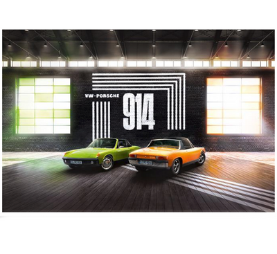 Porsche 50 Year Anniversary Floor Mat Set - 914 914-551-000-50