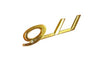 Porsche 911 Glove Box Lid Emblem - Gold 65-66 901-559-303-19