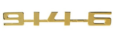 Porsche 914-6 Emblem - Gold 70-72 914-559-114-10