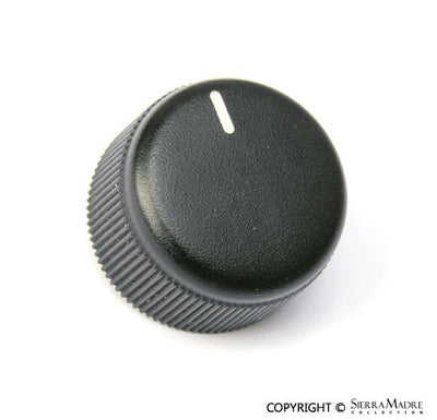 Porsche A/C Temperature Knob - Black - 911/944/968 85-95 944-653-208-00-01C