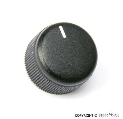Porsche A/C Temperature Knob - Black - 911/944/968 85-95 944-653-208-00-01C