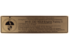 Porsche Adjusting Exhaust Decal - 911S/Carrera 76-77 911-006-503-03