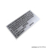 Porsche Air Conditioner R134A Decal 964-701-141-02