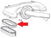 Porsche Air Filter Cover Gasket - 911 65-72 901-108-214-03