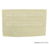 Porsche Alarm System Decal - 911 - 87-89 911-701-250-00
