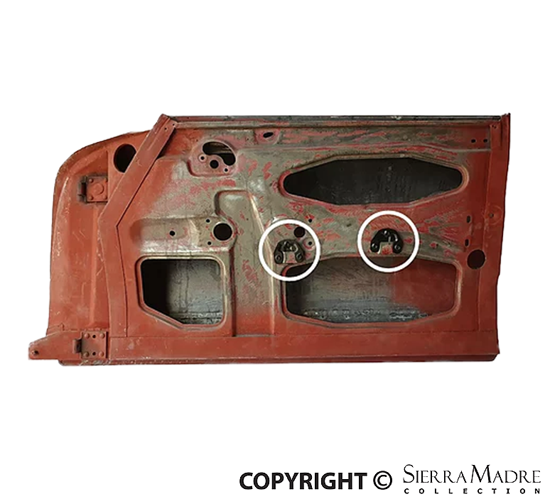 Porsche Armrest Plate Set - 356B/356C 60-65 644-555-305-00
