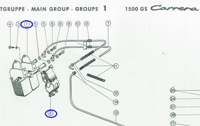Porsche AutoPulse Fuel Pump - Type 500 - 356 Carrera SMC-547-08