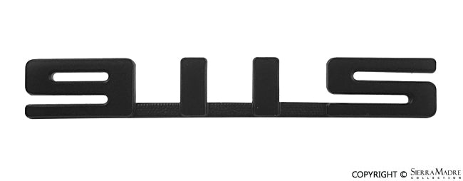 Porsche Black 911S Emblem 72-75 901-559-308-24