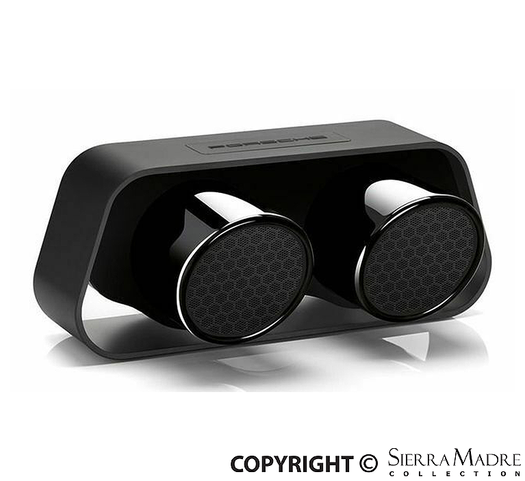 Porsche Black Brushed-Aluminum 911 Bluetooth Speaker WAP-050-110-0J