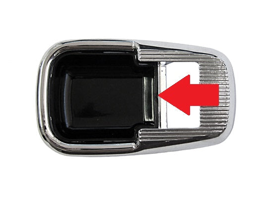 Porsche Black Plastic Cover insert - 914 70-76 411-837-095