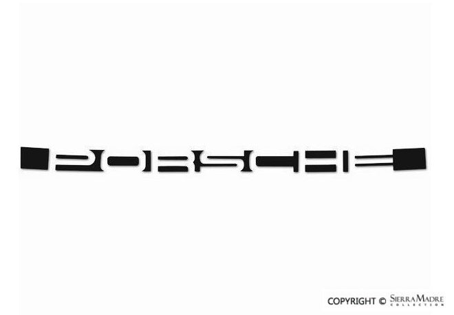 Porsche Black Porsche Engine Lid Decal - 911 70-73 911-559-035-03