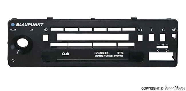 Porsche Blaukpunkt Bamberg Radio Trim Piece - 928 78-82 928-645-911-00