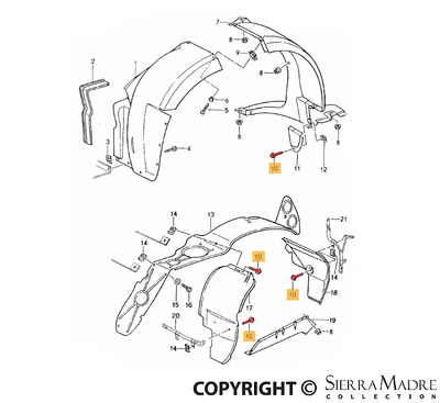 Porsche Bolt w/ Washer - 964 89-94 900-143-159-07