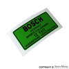 Porsche Bosch Green Coil Decal - 911/912 65-69 901-701-010-00