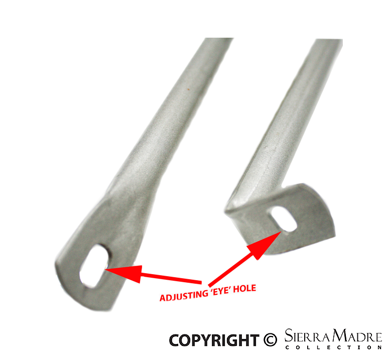 Porsche Bumper Support Tube Set - Front - 190mm - 356A 1959 644-505-161-01