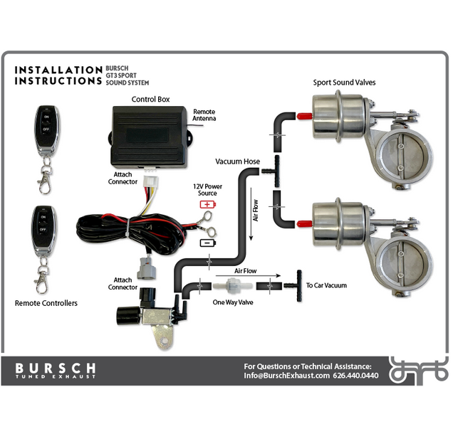 Porsche Bursch GT3-Style Exhaust System - 911 69-89 BX-9159-SS