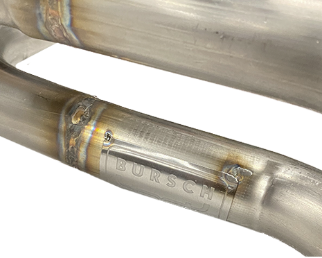 Porsche Bursch Muffler - 356B/356C 60-65 BX-5603-SS