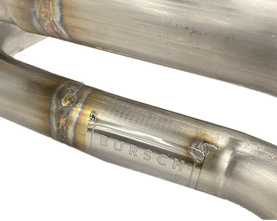 Porsche Bursch Muffler - 356B/356C 60-65 BX-5603-SS