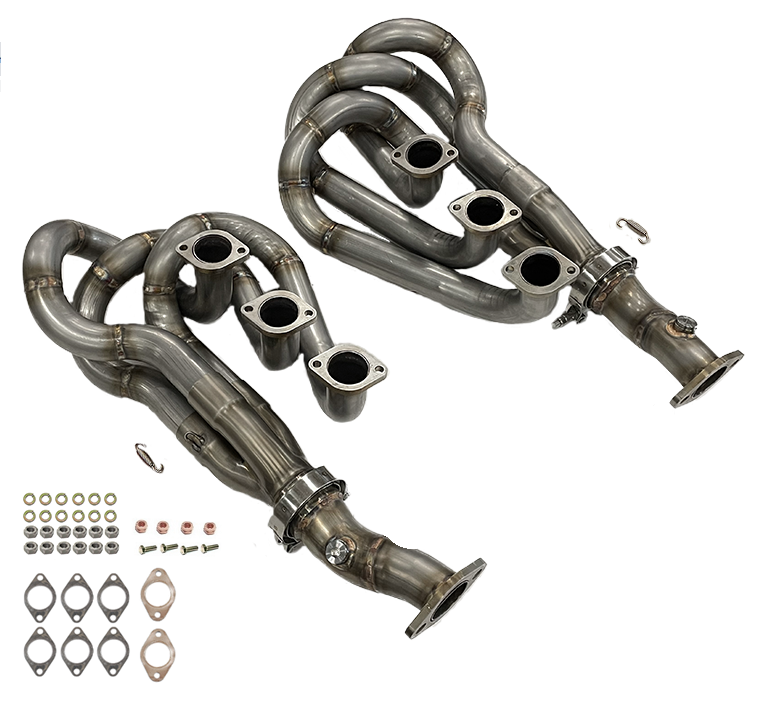 Porsche Bursch Stainless Steel 1-3/4 in Header Set - 911 69-89 BX-9258-SS