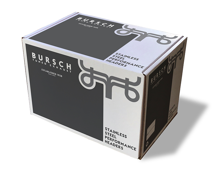 Porsche Bursch Stainless Steel 1-3/4 in Header Set - 911 69-89 BX-9258-SS