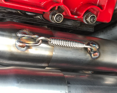 Porsche Bursch Stainless Steel 1-5/8 in Header Set - 911 BX-9158-SS