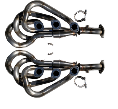 Porsche Bursch Stainless Steel 1-5/8 in Header Set - 911 BX-9158-SS