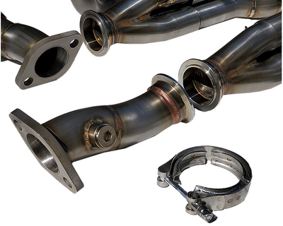 Porsche Bursch Stainless Steel 1-5/8 in Header Set - 911 BX-9158-SS
