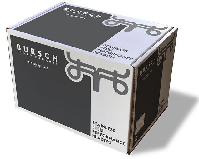 Porsche Bursch Stainless Steel 1-5/8 in Header Set - 911 BX-9158-SS