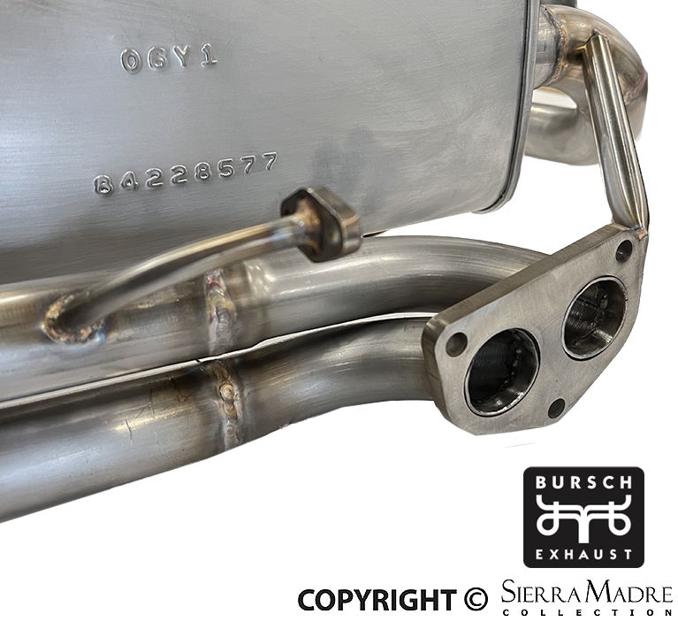 Porsche Bursch Stainless Steel Muffler - 912E BX-1223-SS