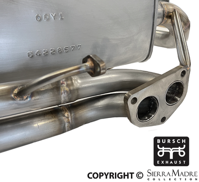 Porsche Bursch Stainless Steel Muffler - 912E BX-1223-SS