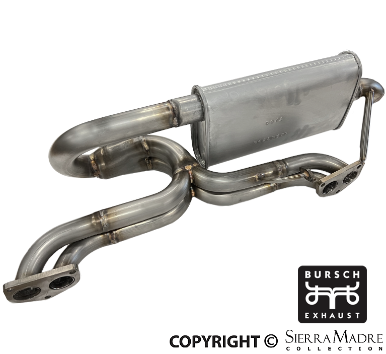 Porsche Bursch Stainless Steel Muffler - 912E BX-1223-SS