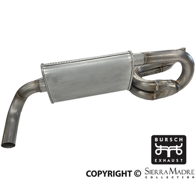 Porsche Bursch Stainless Steel Muffler - 912E BX-1223-SS