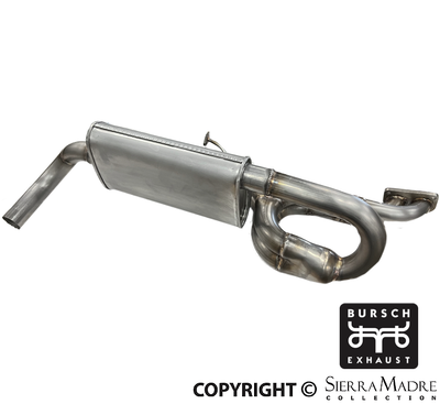 Porsche Bursch Stainless Steel Muffler - 912E BX-1223-SS