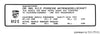Porsche California Emission Sticker - 912E 1976 912-006-102-00